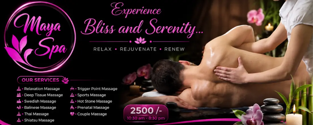Maya Spa – Your Destination for Relaxation &amp; Wellness