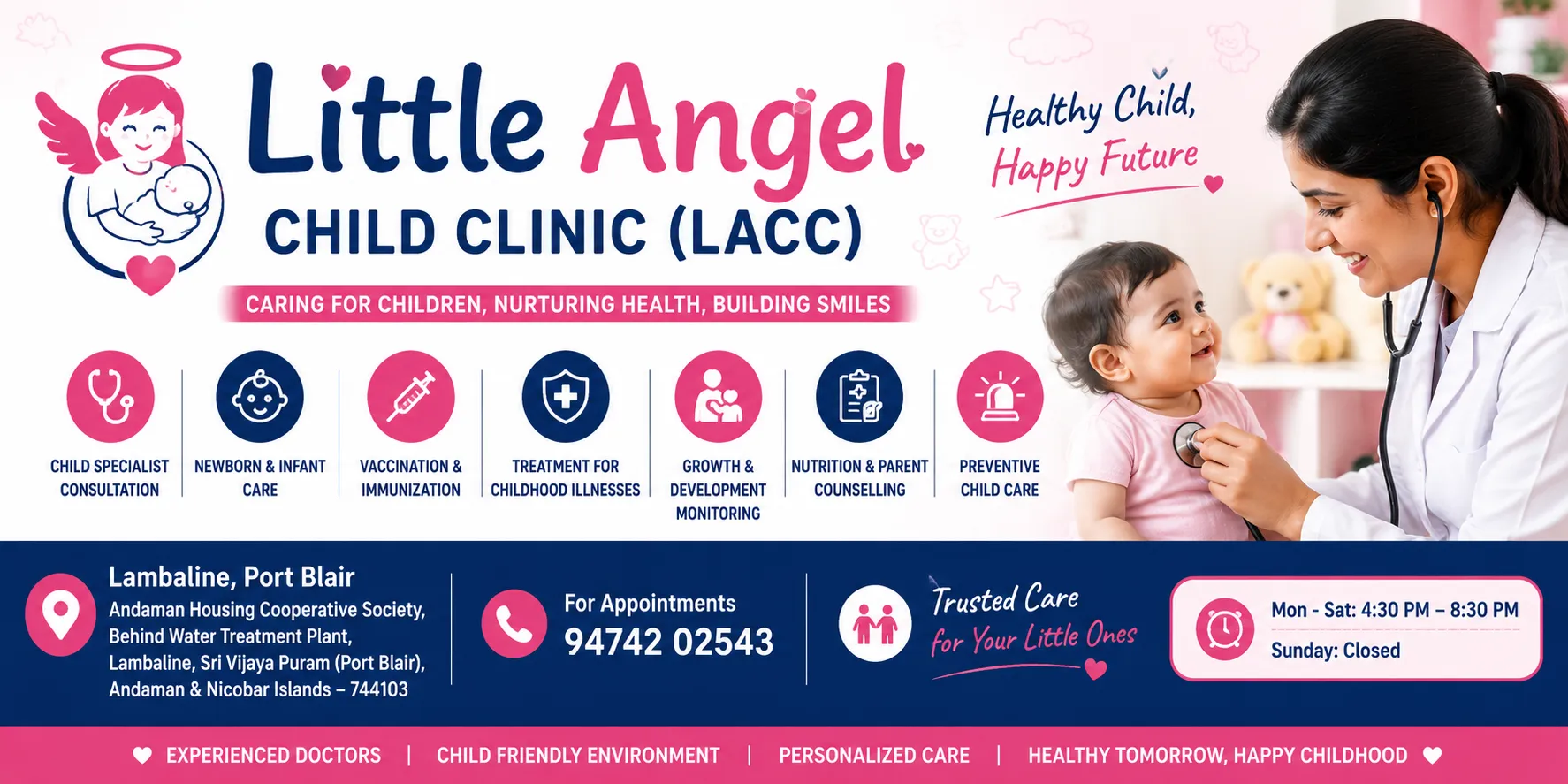 Little Angel Child Clinic Port Blair | Child Specialist, Vaccination & Paediatric Care