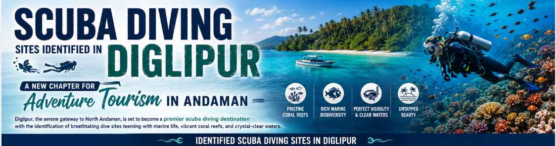 Scuba Diving Sites Identified in Diglipur: A New Chapter for Adventure Tourism in Andaman