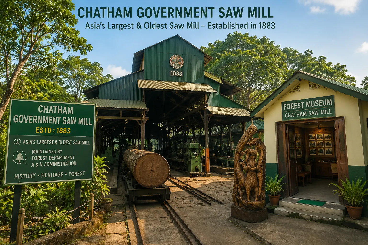 Chatham Government Saw Mill, Port Blair: Complete Travel Guide