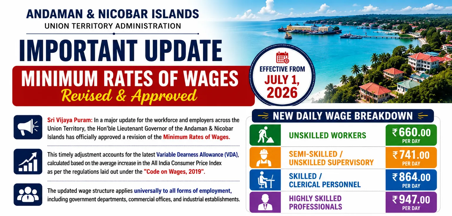 A&N Administration Revises Minimum Wage Rates Effective July 1, 2026