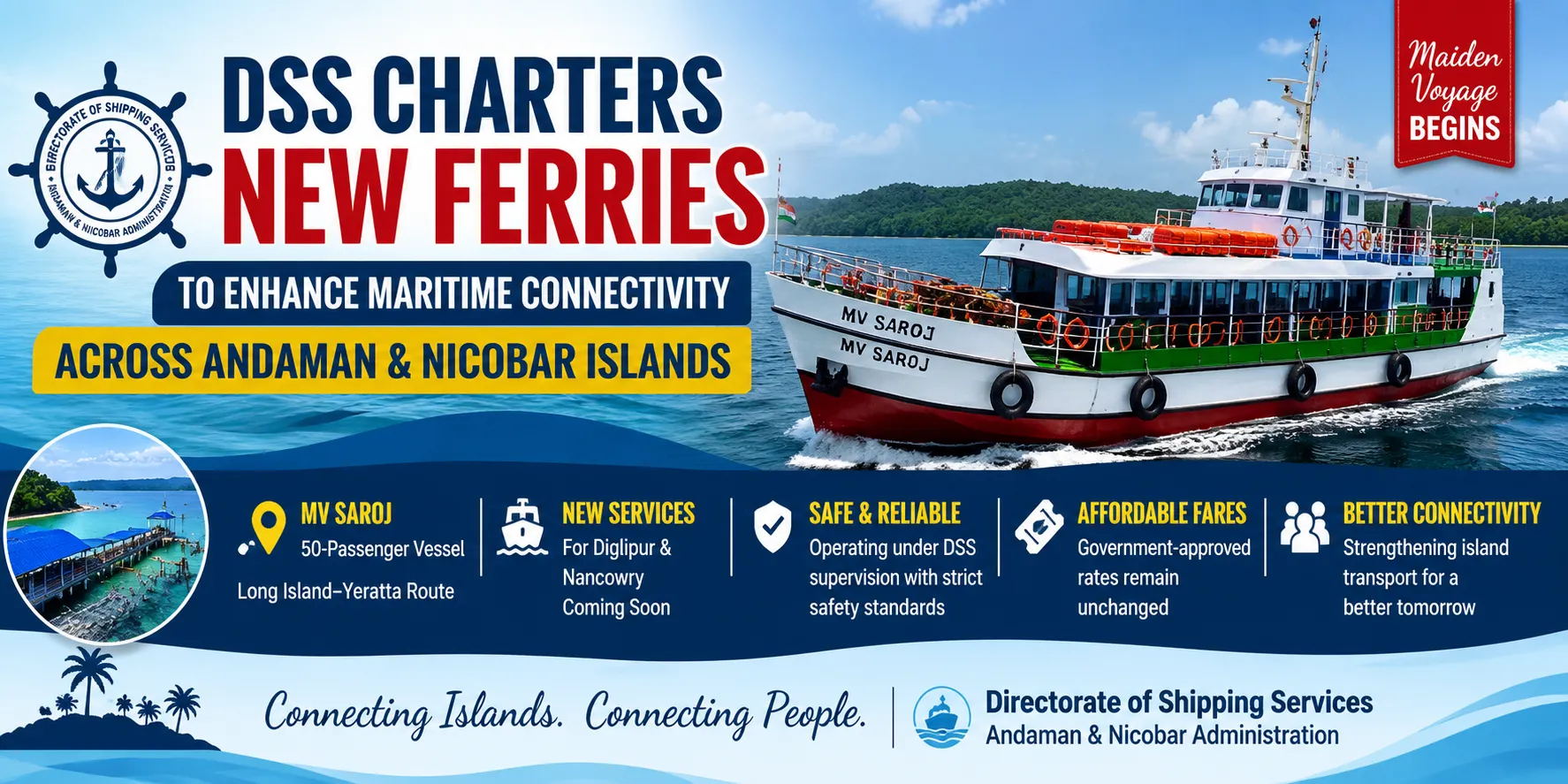 DSS Introduces New Chartered Ferry Services to Strengthen Inter-Island Connectivity