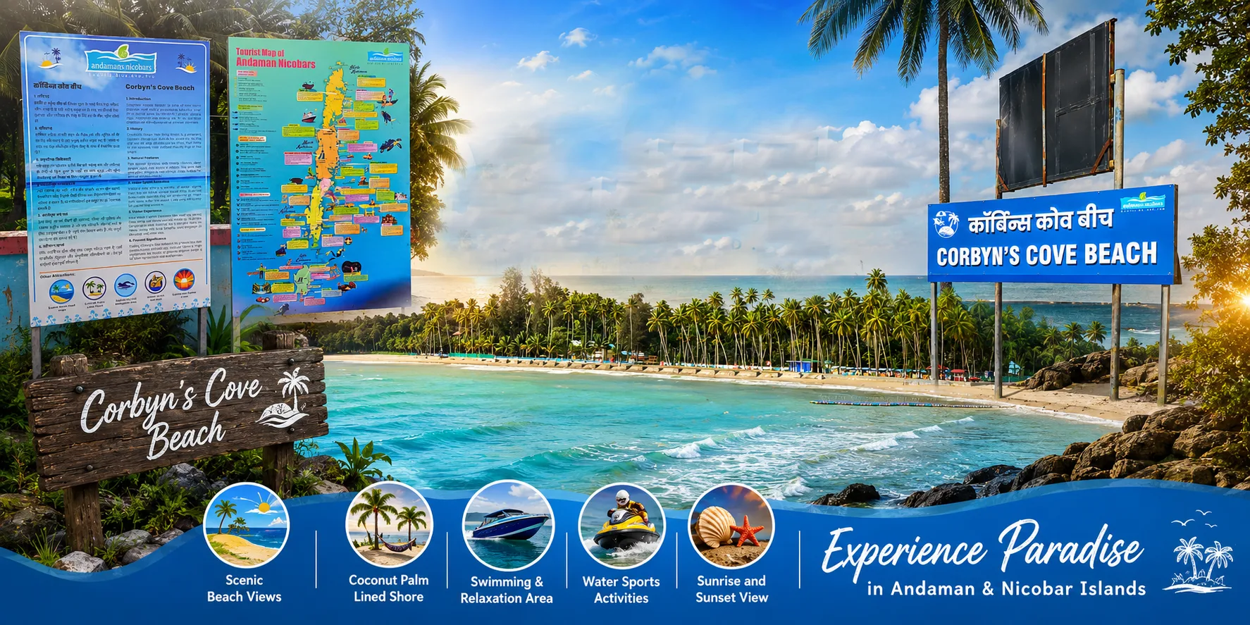 Corbyn’s Cove Beach, Port Blair: Water Sports & Travel Guide (2026)
