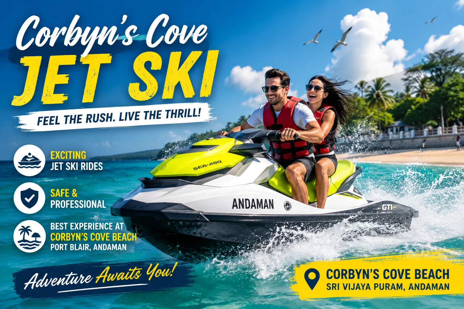 Jet Ski at Corbyns Cove