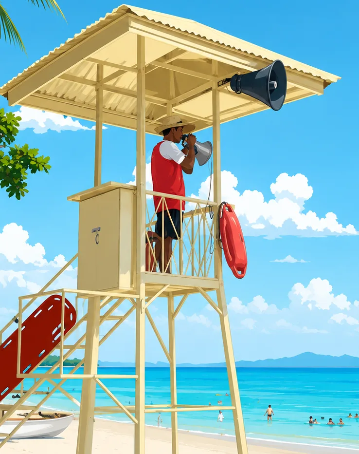 Lifeguard Tower at Radhanagar