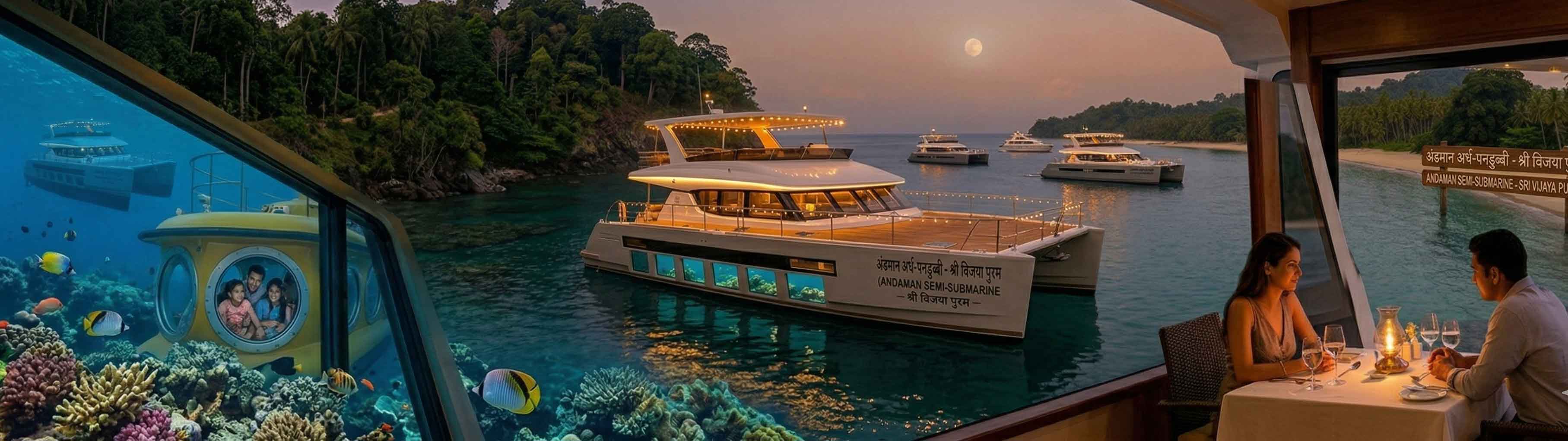 Semi Submarine Ride in Andaman Islands