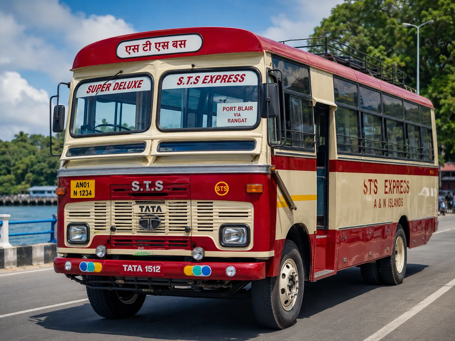 Government STS Bus in Andaman